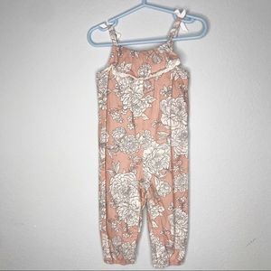 Shabby Chic Girls Floral Romper 18 month
